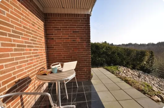 Morgen kaffe på terrassen