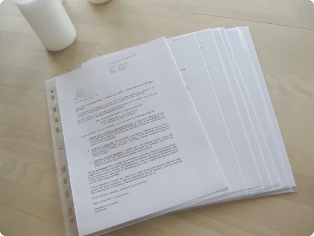 Papirerne til fagforeningen 