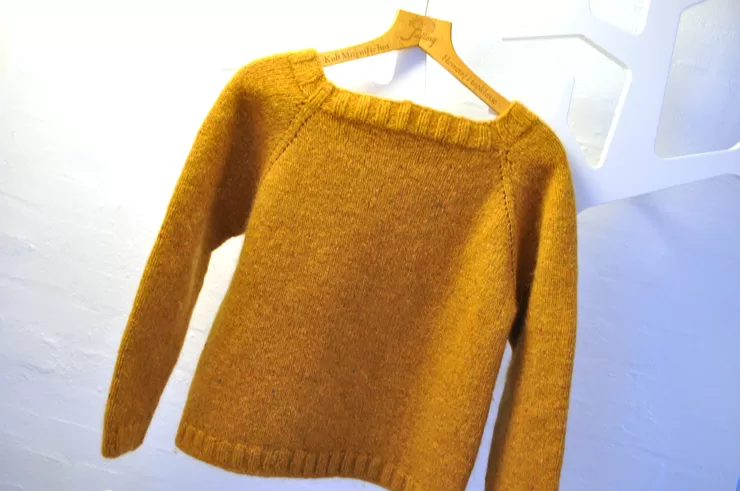 Min aller første strikket trøje