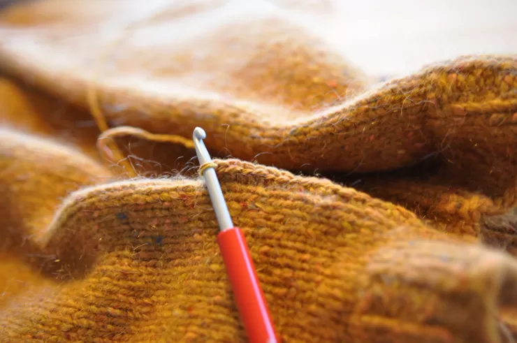 Min aller første strikket trøje