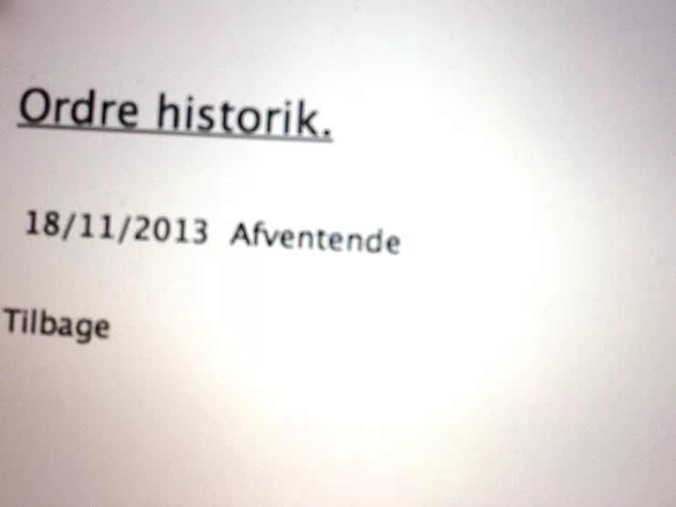 Venter på nyt kamera